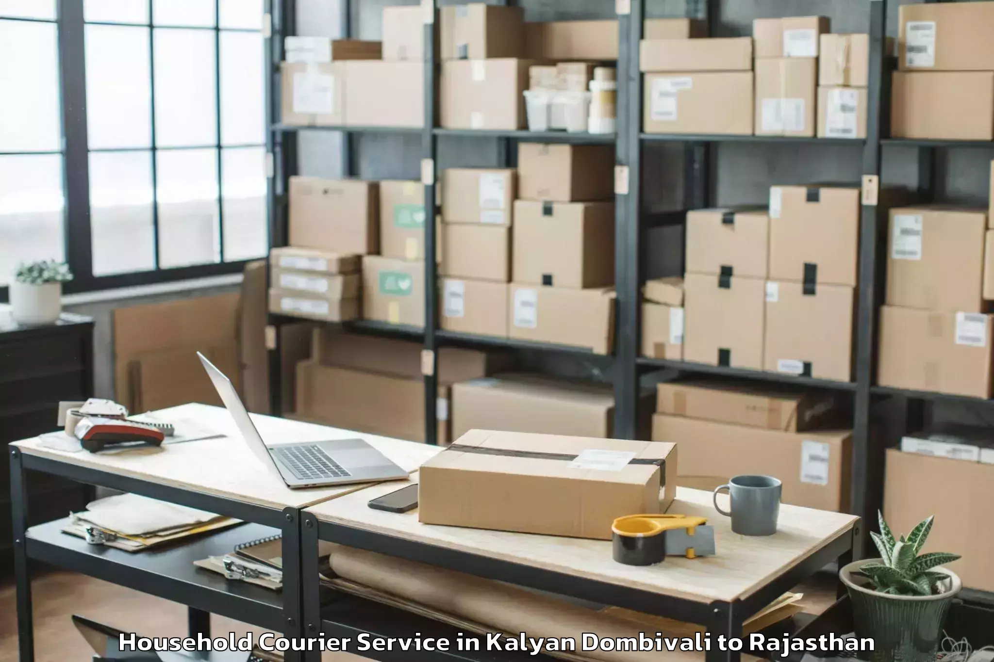 Professional Kalyan Dombivali to Indragarh Household Courier